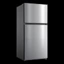 21 CF Top Mount Refrigerator,  Glass Shelves, Ice Maker Ready, ESTAR view 3
