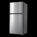 21 CF Top Mount Refrigerator,  Glass Shelves, Ice Maker Ready, ESTAR view 2