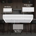 Broan-NuTone 30-Inch Under Cabinet Range Hood, ENERGY STAR, 350 Max Blower CFM, White view 2