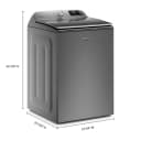 Smart Top Load Washer With Extra Power - 5.3 Cu. Ft. view 8