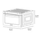 24" 1.2 cu. ft. Built-in Microwave Drawer view 11