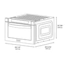 24" 1.2 cu. ft. Built-in Microwave Drawer view 9