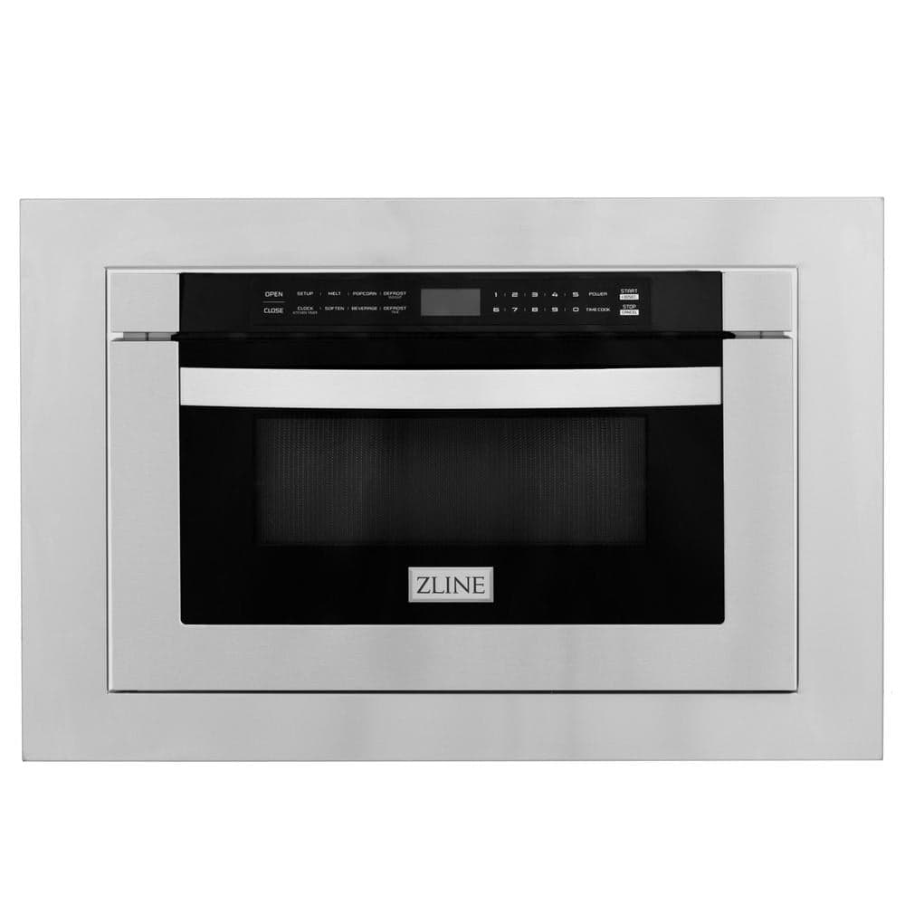 24" 1.2 cu. ft. Built-in Microwave Drawer with 30" Trim Kit