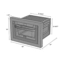 24" 1.2 cu. ft. Built-in Microwave Drawer with 30" Trim Kit view 6