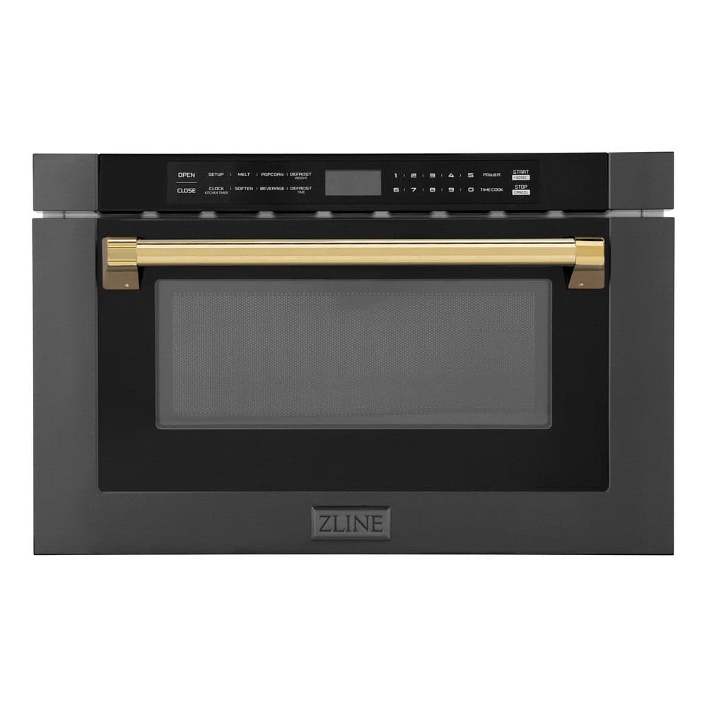 Autograph Edition 24" 1.2 cu. ft. Built-in Microwave Drawer and Gold Accents