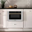 Autograph Edition 24" 1.2 cu. ft. Built-in Microwave Drawer with a Traditional Handle and Champagne Bronze Accents view 10