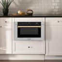 Autograph Edition 24" 1.2 cu. ft. Built-in Microwave Drawer with a Traditional Handle and Gold Accents view 2
