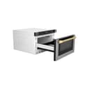 Autograph Edition 24" 1.2 cu. ft. Built-in Microwave Drawer with a Traditional Handle and Gold Accents view 7