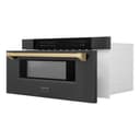 Autograph Edition 30" 1.2 cu. ft. Built-in Microwave Drawer and Champagne Bronze Accents view 6
