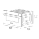 Autograph Edition 30" 1.2 cu. ft. Built-in Microwave Drawer and Champagne Bronze Accents view 8