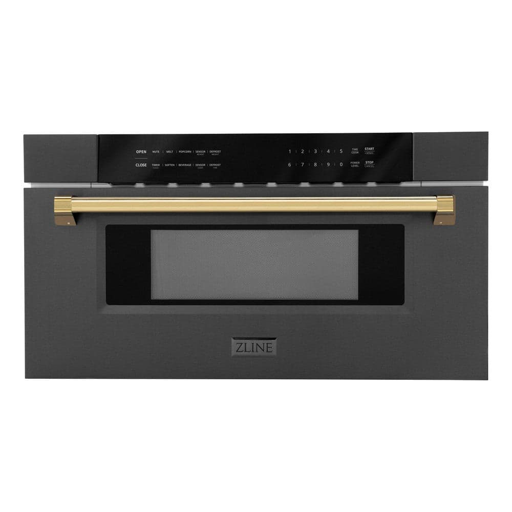 Autograph Edition 30" 1.2 cu. ft. Built-in Microwave Drawer and Gold Accents