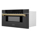 Autograph Edition 30" 1.2 cu. ft. Built-in Microwave Drawer and Gold Accents view 5