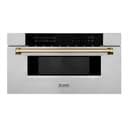 Autograph Edition 30" 1.2 cu. ft. Built-In Microwave Drawer with Champagne Bronze Accents view 1