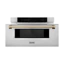 Autograph Edition 30" 1.2 cu. ft. Built-In Microwave Drawer with Champagne Bronze Accents view 2