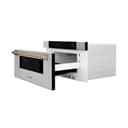 Autograph Edition 30" 1.2 cu. ft. Built-In Microwave Drawer with Champagne Bronze Accents view 3