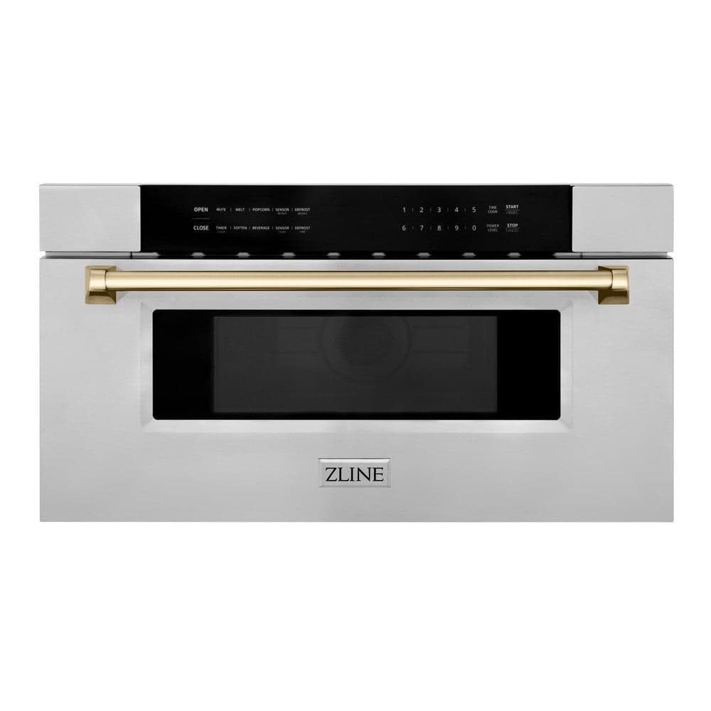 Autograph Edition 30" 1.2 cu. ft. Built-In Microwave Drawer with Gold Accents