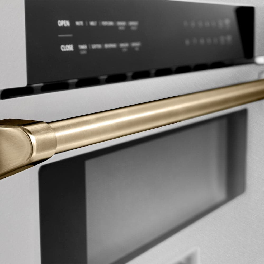 Autograph Edition 30" 1.2 cu. ft. Built-In Microwave Drawer with Champagne Bronze Accents