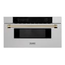 Autograph Edition 30" 1.2 cu. ft. Built-In Microwave Drawer with Champagne Bronze Accents view 8