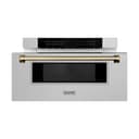 Autograph Edition 30" 1.2 cu. ft. Built-In Microwave Drawer with Champagne Bronze Accents view 10