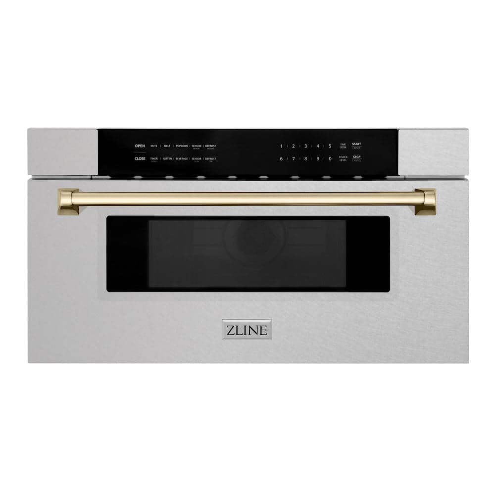Autograph Edition 30" 1.2 cu. ft. Built-In Microwave Drawer with Gold Accents