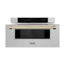 Autograph Edition 30" 1.2 cu. ft. Built-In Microwave Drawer with Gold Accents view 3