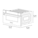 Autograph Edition 30" 1.2 cu. ft. Built-In Microwave Drawer with Gold Accents view 6