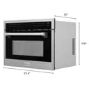 24" 1.6 cu ft. Built-in Convection Microwave Oven with Speed and Sensor Cooking view 11