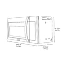 1.5 cu. ft. Over the Range Convection Microwave Oven with Modern Handle and Sensor Cooking view 10