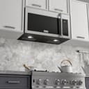 1.5 cu. ft. Over the Range Convection Microwave Oven with Traditional Handle and Sensor Cooking view 7