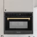 Autograph Edition 24" 1.6 cu ft. Built-in Convection Microwave Oven and Champagne Bronze Accents view 2