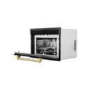 Autograph Edition 24" 1.6 cu ft. Built-in Convection Microwave Oven and Champagne Bronze Accents view 6