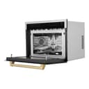 Autograph Edition 24" 1.6 cu ft. Built-in Convection Microwave Oven and Champagne Bronze Accents view 6