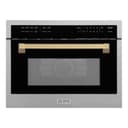 AutographEdition 24" 1.6 cu ft. Built-in Convection Microwave Oven in Fingerprint Resistant Stainless Steel with Champagne Bronze Accents view 3