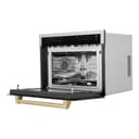 AutographEdition 24" 1.6 cu ft. Built-in Convection Microwave Oven in Fingerprint Resistant Stainless Steel with Champagne Bronze Accents view 6