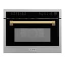 AutographEdition 24" 1.6 cu ft. Built-in Convection Microwave Oven in Fingerprint Resistant Stainless Steel with Polished Gold Accents view 3