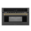 Autograph Edition 30” 1.6 cu ft. Built-in Convection Microwave Oven and Gold Accents view 1