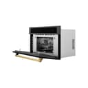 Autograph Edition 30” 1.6 cu ft. Built-in Convection Microwave Oven and Gold Accents view 7