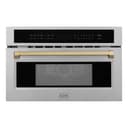 Autograph Edition 30” 1.6 cu ft. Built-in Convection Microwave Oven and Champagne Bronze Accents view 1