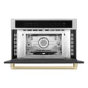 Autograph Edition 30” 1.6 cu ft. Built-in Convection Microwave Oven and Champagne Bronze Accents view 4