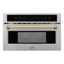 Autograph Edition 30” 1.6 cu ft. Built-in Convection Microwave Oven and Gold Accents view 1