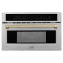 Autograph Edition 30” 1.6 cu ft. Built-in Convection Microwave Oven and Champagne Bronze Accents view 1