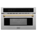Autograph Edition 30” 1.6 cu ft. Built-in Convection Microwave Oven and Gold Accents view 4