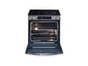 5.8 cu. ft. Slide-In Electric Range with Flex Duo™ & Dual Door in Black Stainless Steel view 12