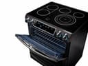 5.8 cu. ft. Slide-In Electric Range with Flex Duo™ & Dual Door in Black Stainless Steel view 6