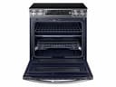 5.8 cu. ft. Slide-In Electric Range with Flex Duo™ & Dual Door in Black Stainless Steel view 5