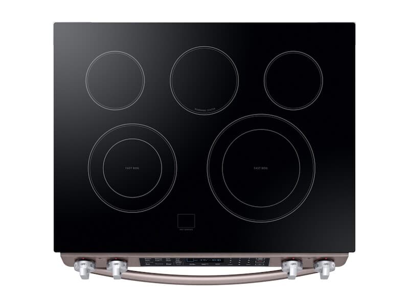 5.8 cu. ft. Slide-In Electric Range in Tuscan Stainless Steel