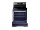 5.9 cu. ft. Freestanding Electric Range with True Convection in Black Stainless Steel view 2