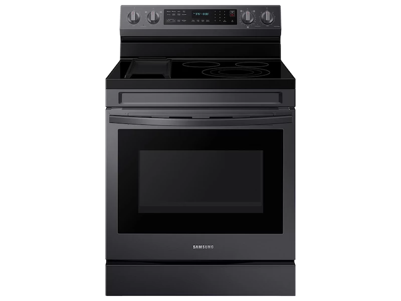6.3 cu. ft. Smart Freestanding Electric Range with No-Preheat Air Fry, Convection+ & Griddle in Black Stainless Steel