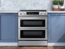 6.3 cu ft. Smart Slide-in Electric Range with Smart Dial, Air Fry, & Flex Duo view 2
