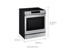 6.3 cu. ft. Smart Slide-in Induction Range with Smart Dial & Air Fry view 2